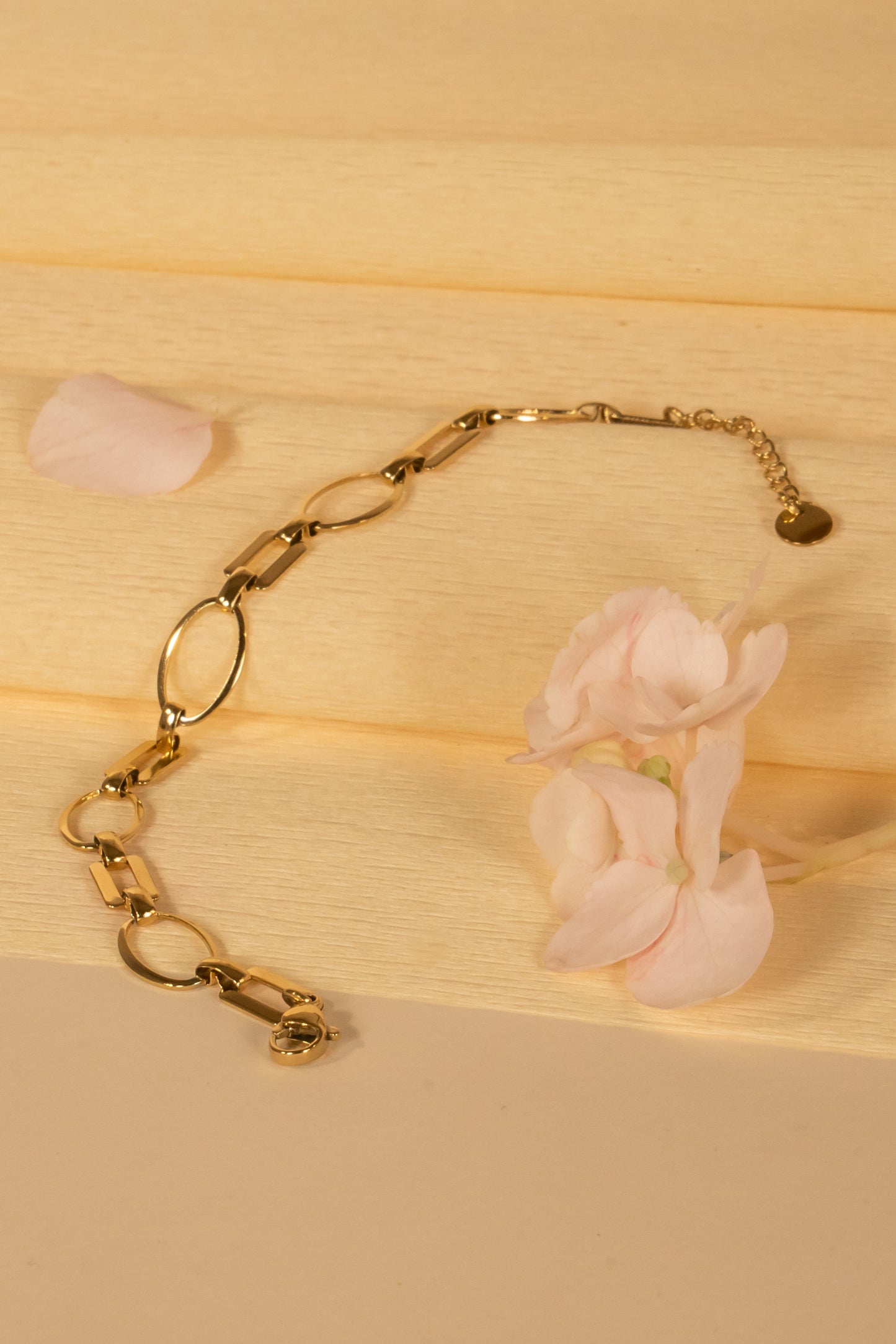 IFE square and round chains bracelet