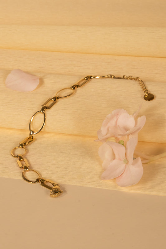 IFE square and round chains bracelet