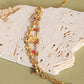 Triple chain bracelet with Ama pearls