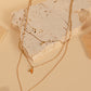Triple Necklace leaves Iria 