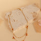 Luz pearls and square necklace