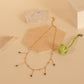 Pearl necklace and Moa rhinestones
