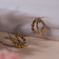 Malia Creole Double Creole earrings