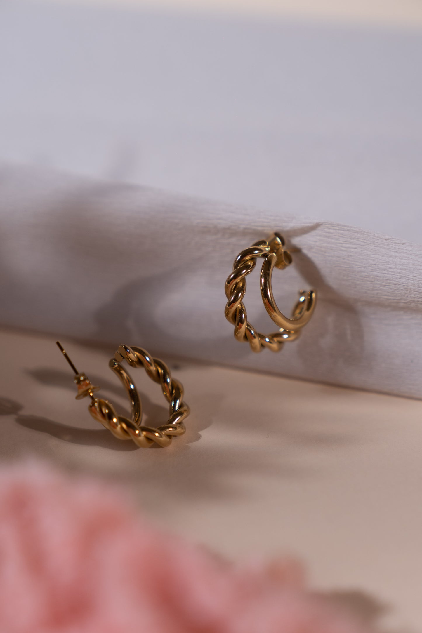 Malia Creole Double Creole earrings