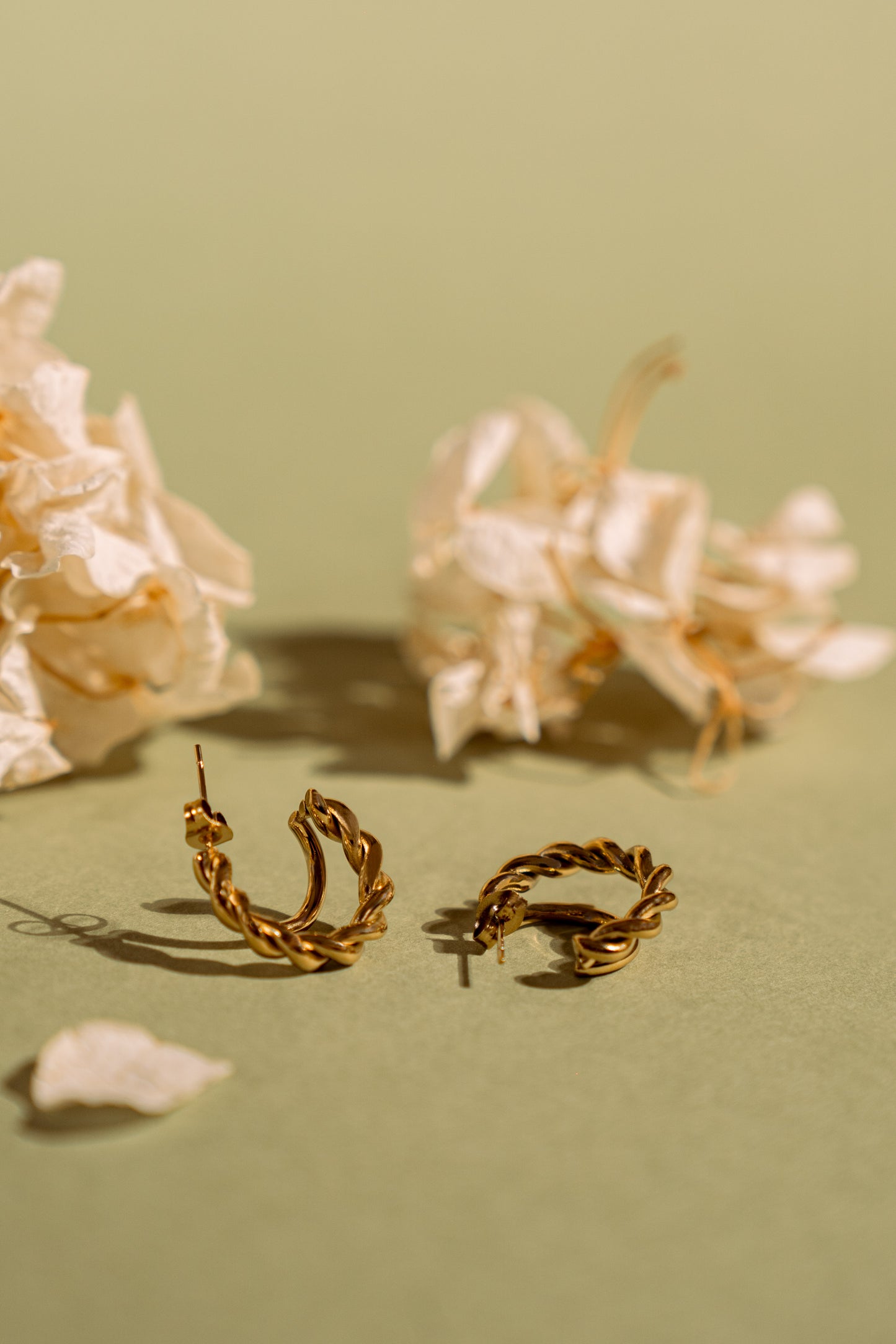 Malia Creole Double Creole earrings