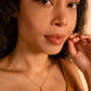 Evora leaf drop necklace