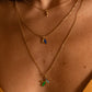 Triple Necklace leaves Iria 