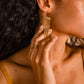 Inaya curtain earrings