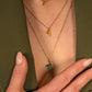 Triple Necklace leaves Iria 