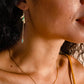 MAE leaf colored earring