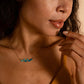 Hoja leaf chain necklace